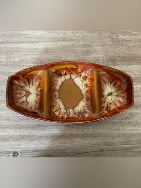 Vintage Dryden Arkansas Pottery  Ovenware MCM Serving Dish